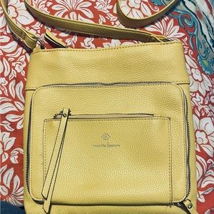 Banana yellow Nannette Lepor cross body purse